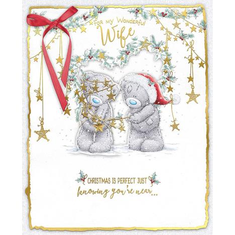 Wife Me to You Bear Handmade Boxed Christmas Card £6.99